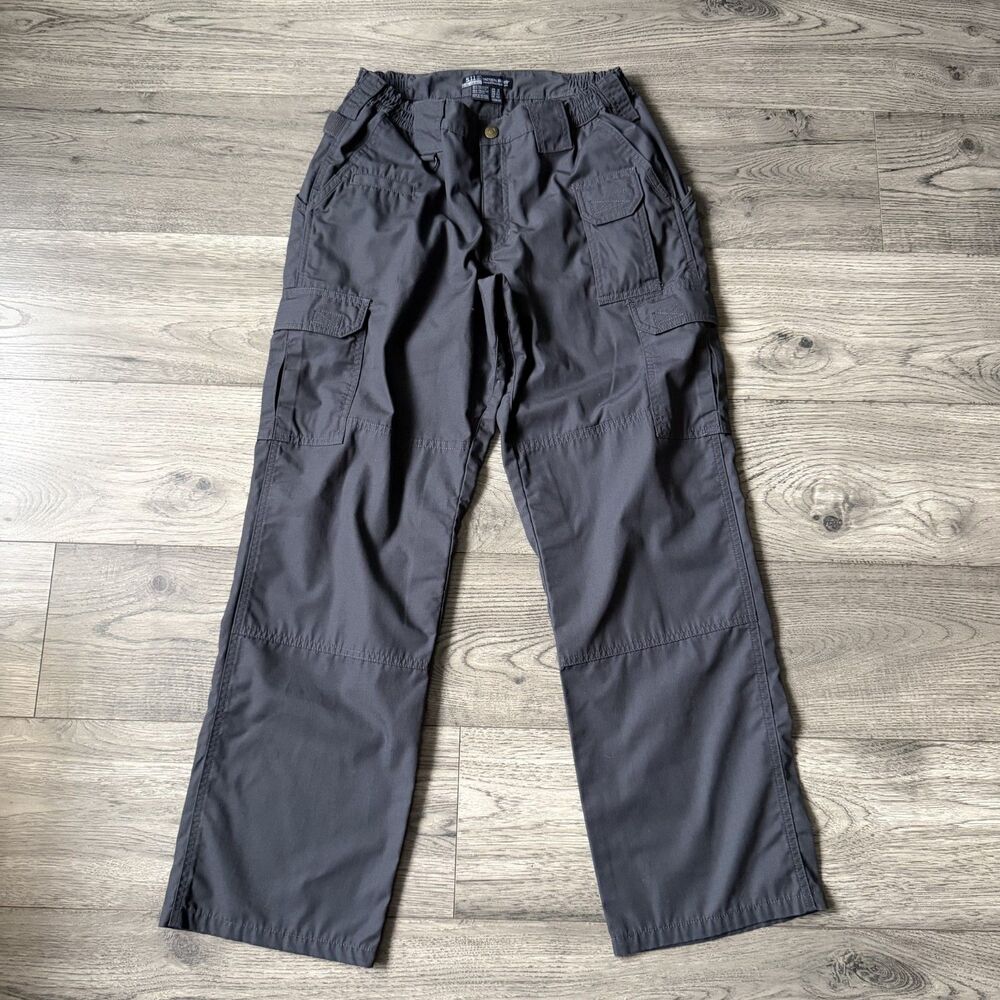 5.11 Tactical Series Women's Charcoal Gray Cargo Pants Size 10 Reg Style 64360